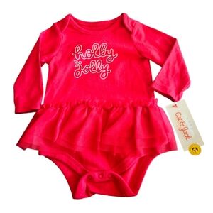 Holly jolly baby girl holiday